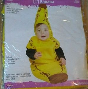 Lil Banana infant costume.